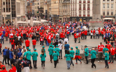 Dites non à la drogue: prévention contre les drogues réussie durant la coupe UEFA