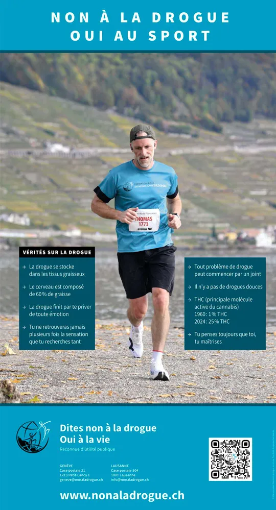 non à la drogue, oui au sport